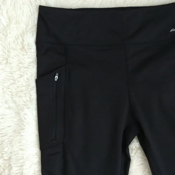💎Eddie Bauer Cropped Athletic Black Pants XL 💎 - Picture 6 of 11